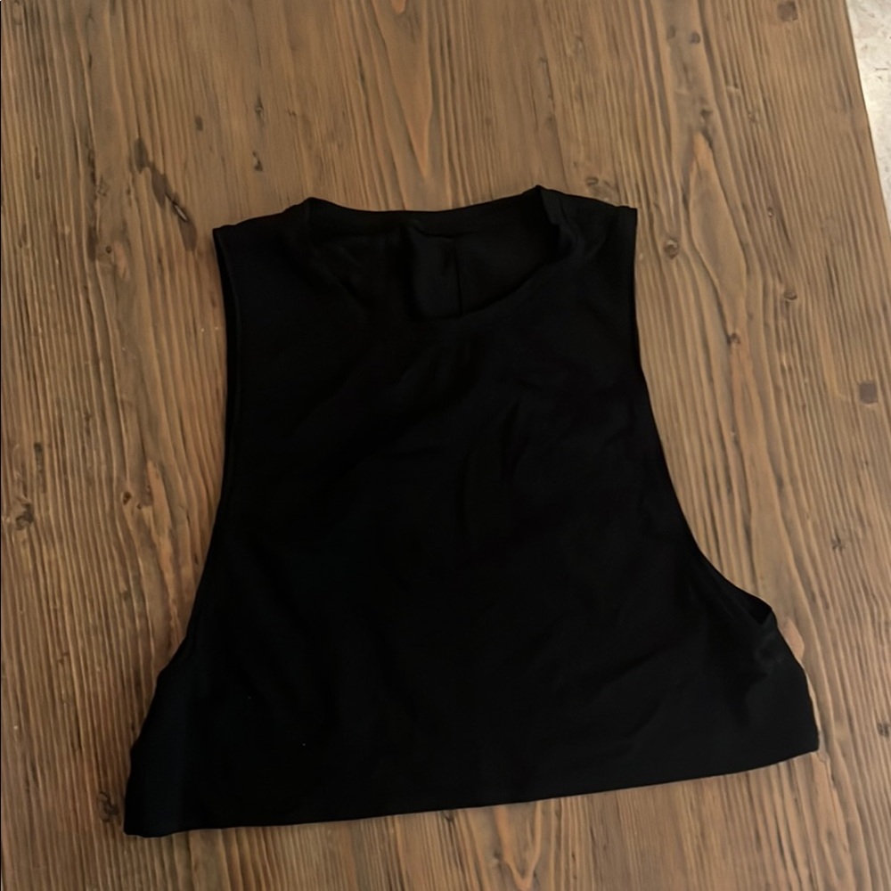 Black Sleeveless Women's Top